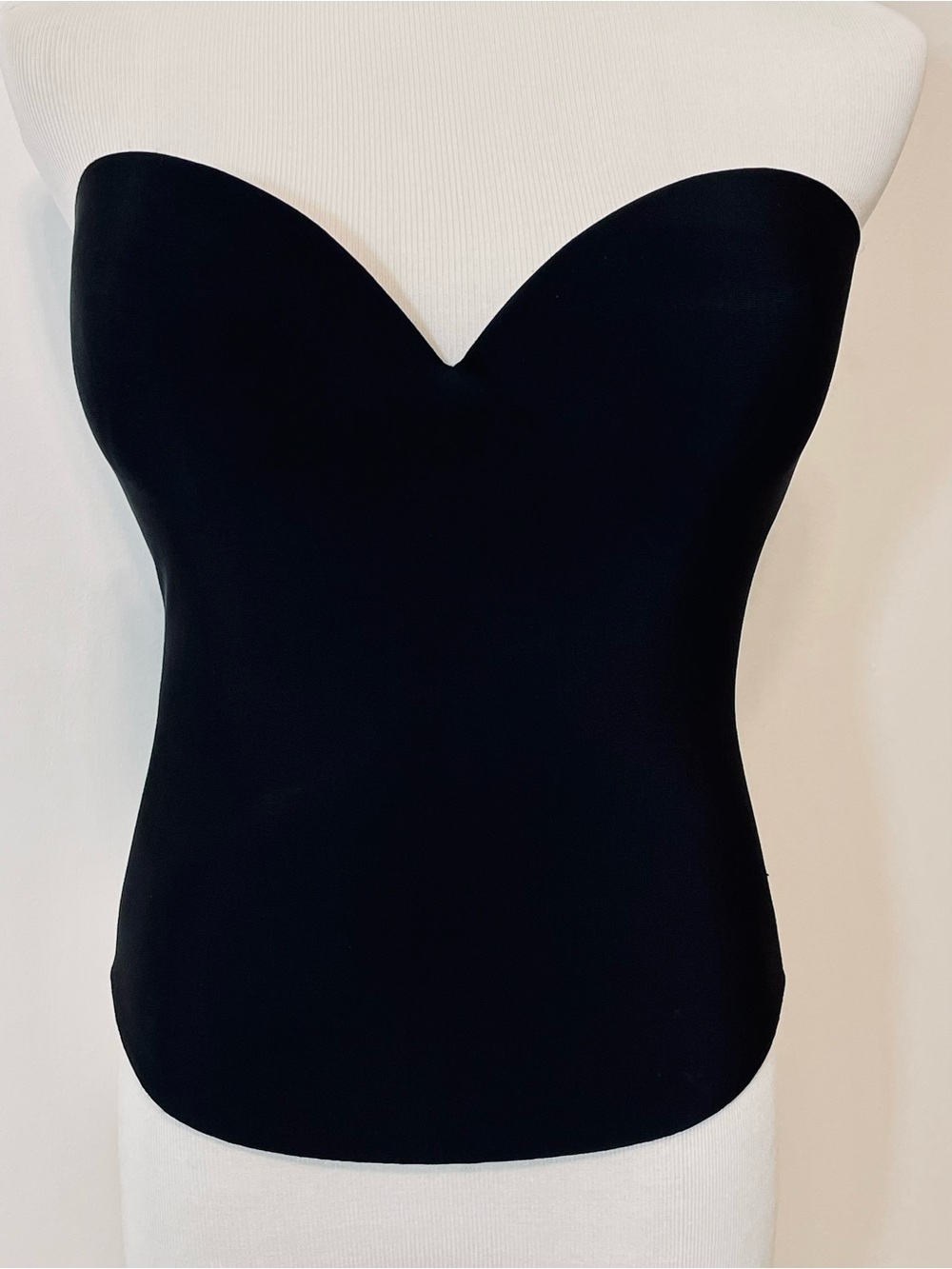 Vintage Victoria’s Secret Strapless Longline Bustier Corset Bra - Black 36D